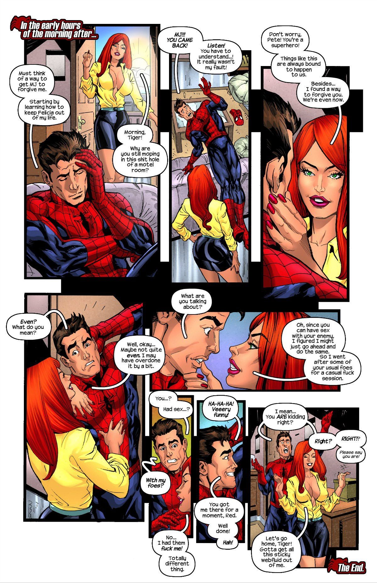 Mary Jane Makes A Porno Porn Comic english 10