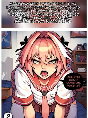 My Roommate Is a Trap Cosplayer Porn Comic english 03