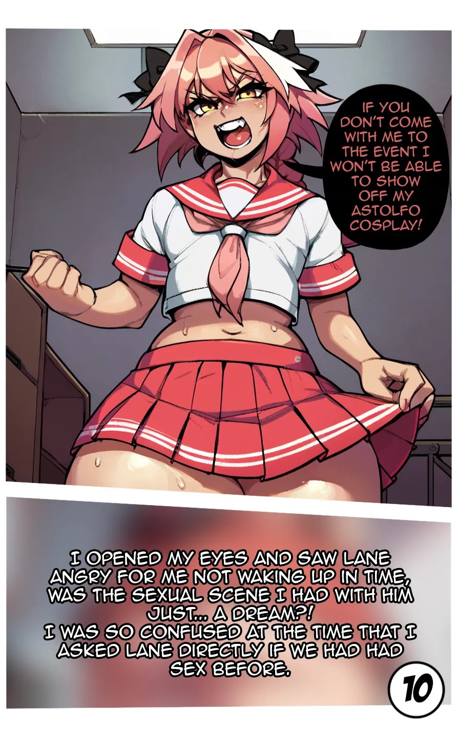 My Roommate Is a Trap Cosplayer Porn Comic english 29