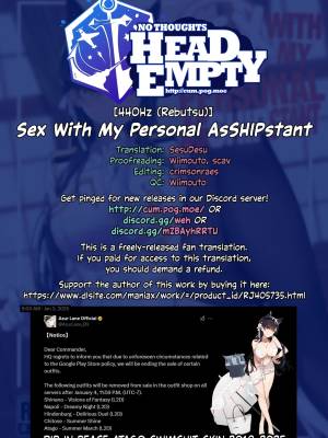 Sex With My Personal AsSHIPStant Porn Comic english 22