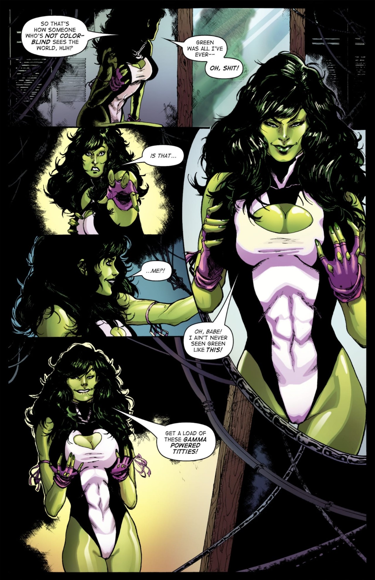 She-Hulk: Acts Of Lust Porn Comic english 04