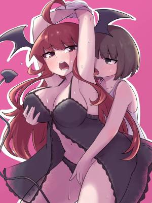 Teaching The Inexperienced Succubus a Lesson with Yuri Sex