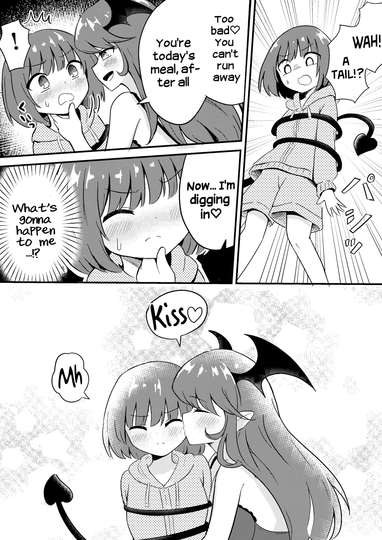 Teaching The Inexperienced Succubus a Lesson with Yuri Sex Porn Comic english 04