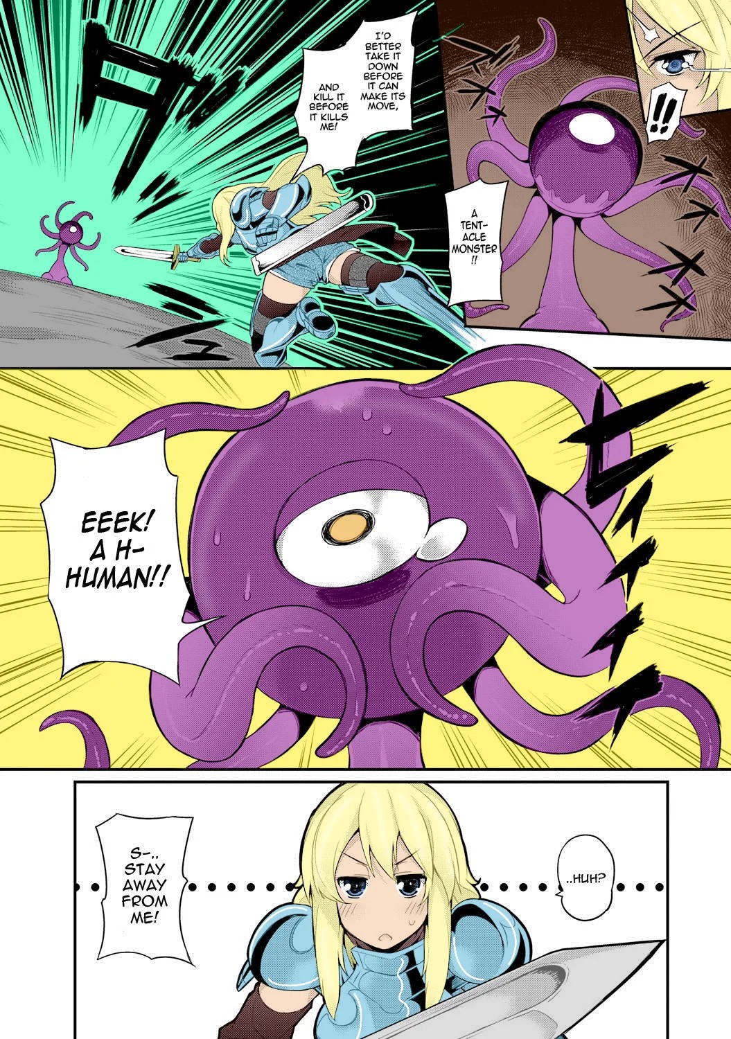 Tentacles Training Porn Comic english 02