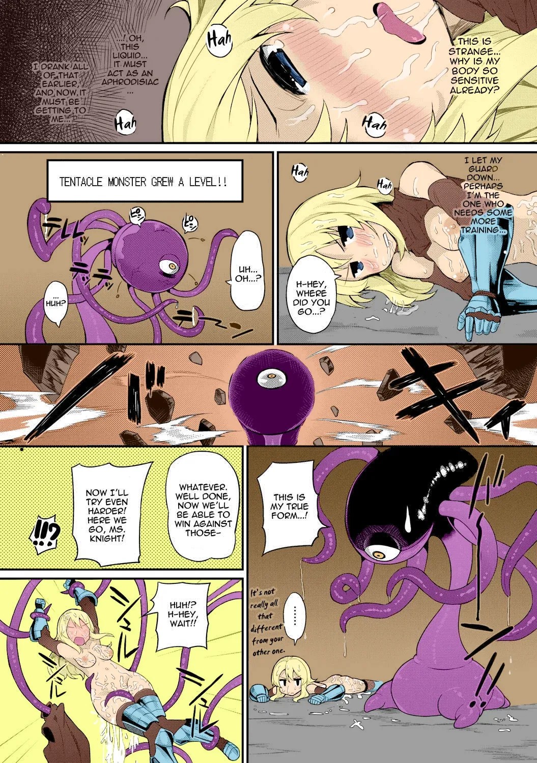 Tentacles Training Porn Comic english 12