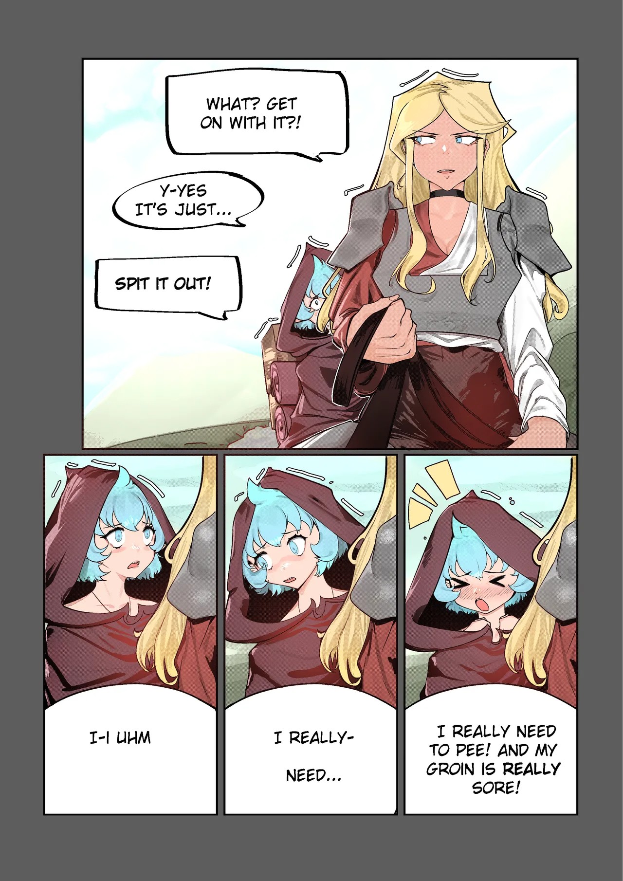 The Futa's Elf Traveling Companion! Porn Comic english 04