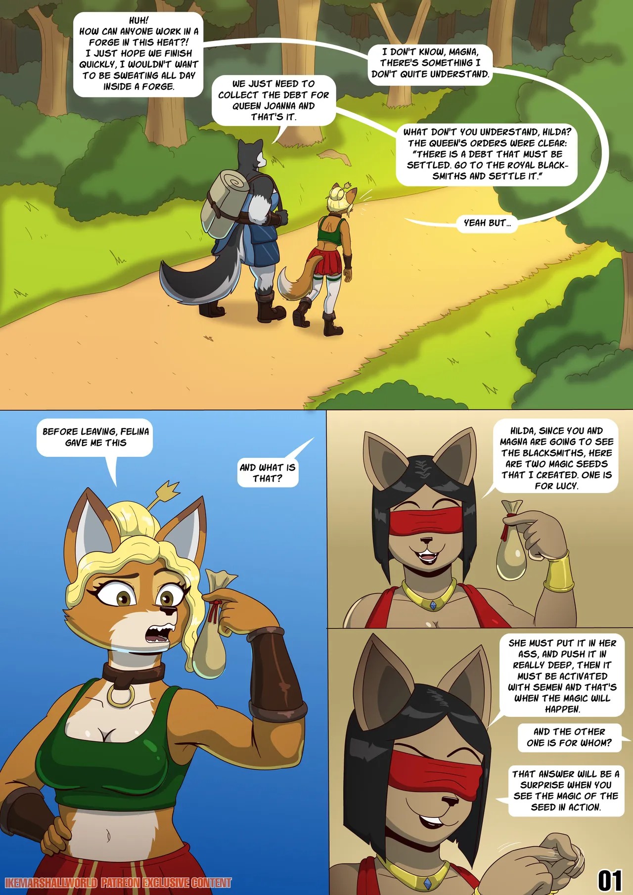 The Wolf And The Fox Porn Comic english 47