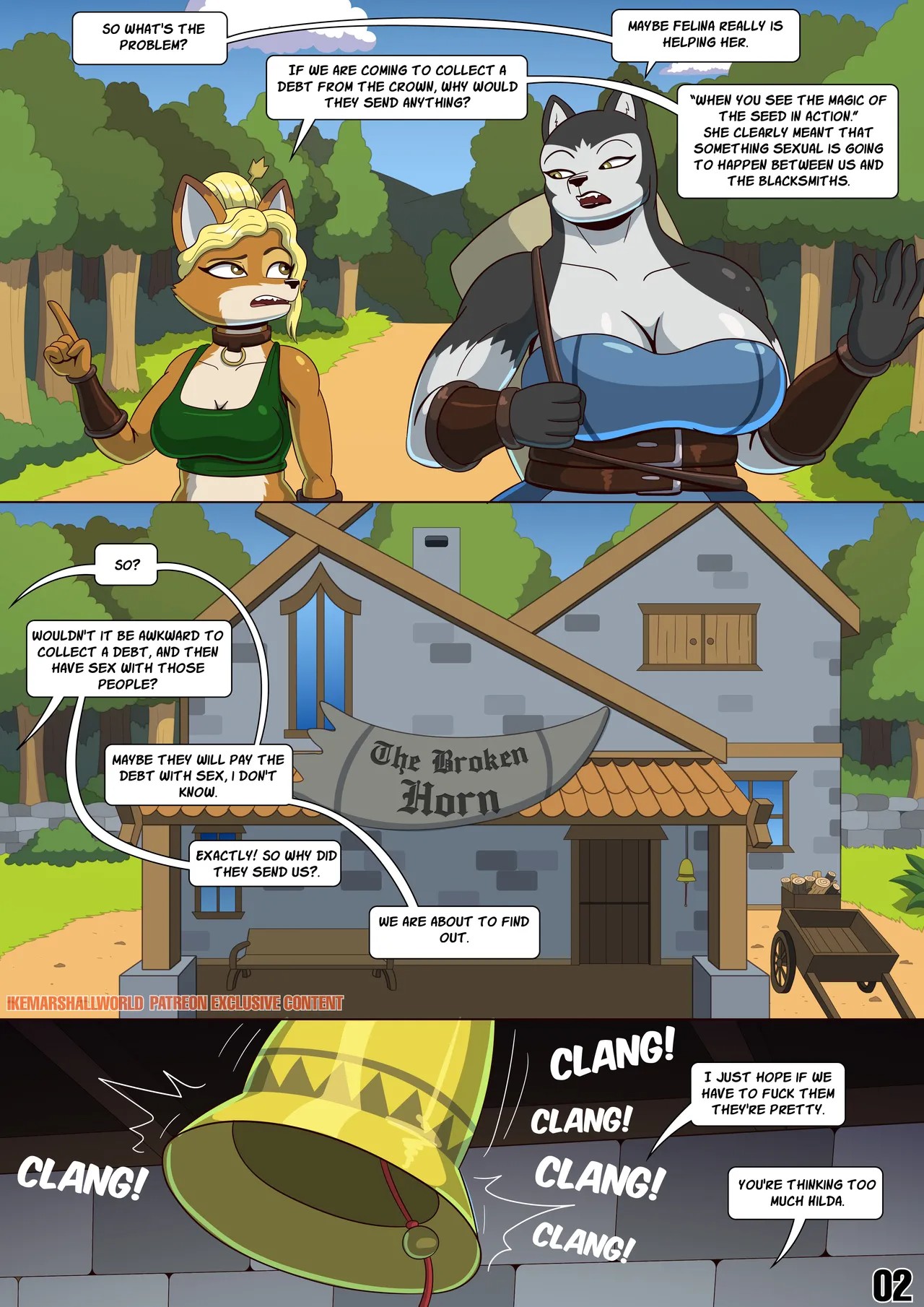 The Wolf And The Fox Porn Comic english 48