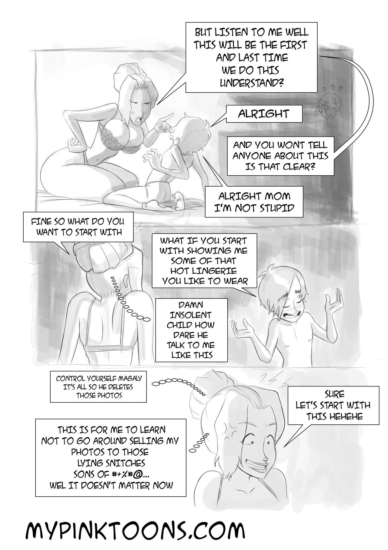 A Night With Mom Porn Comic english 17