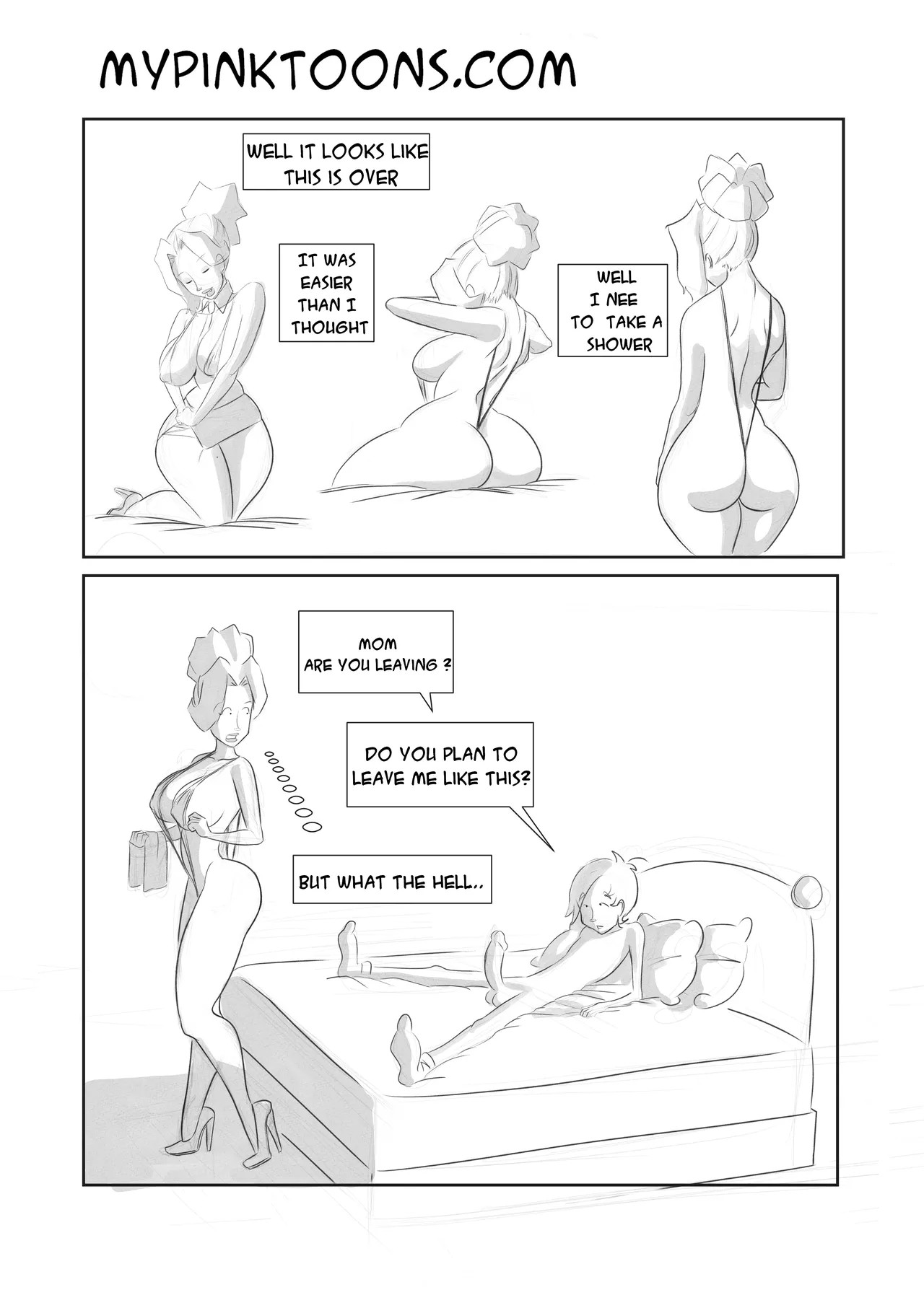 A Night With Mom Porn Comic english 30