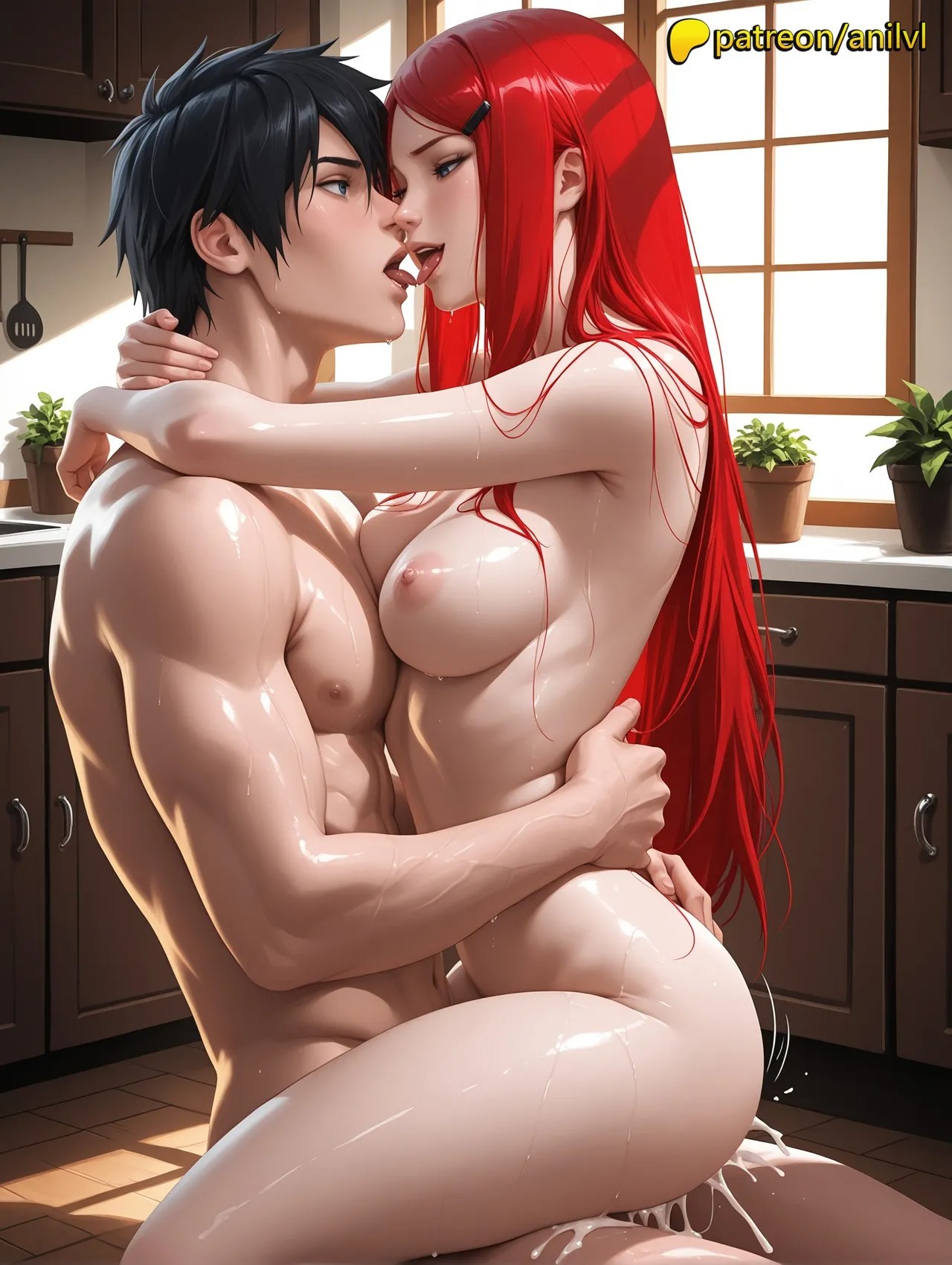 AI Generated: Kushina Uzumaki Porn Comic english 32