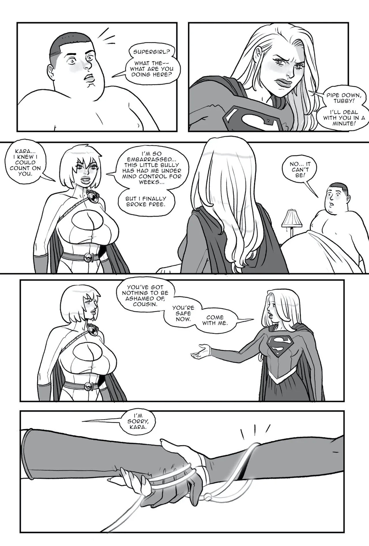 Bang My Bully: Power Girl Gets Bullied Porn Comic english 77