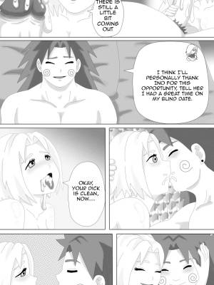 Blind Date: Sakura Haruno x Choji Akimichi Porn Comic english 15