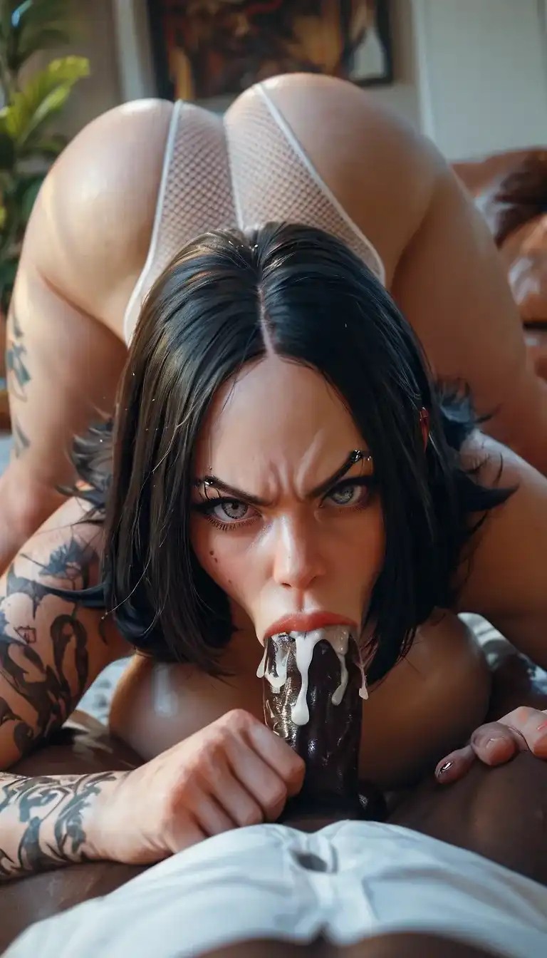 Brunette Goth Porn Comic english 25