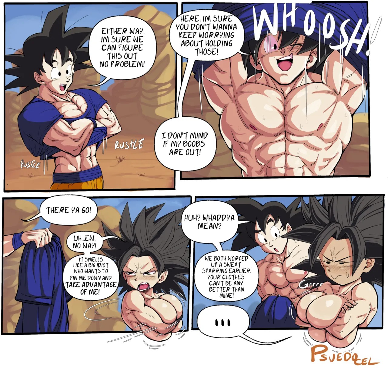 Caulifla's Ki Malfunction Porn Comic english 04