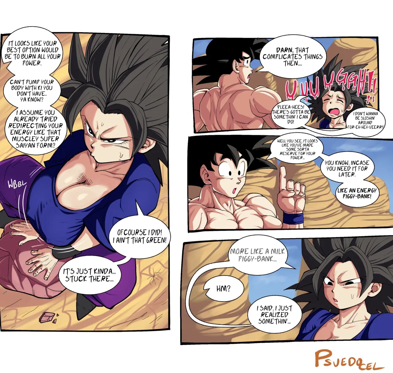 Caulifla's Ki Malfunction Porn Comic english 05