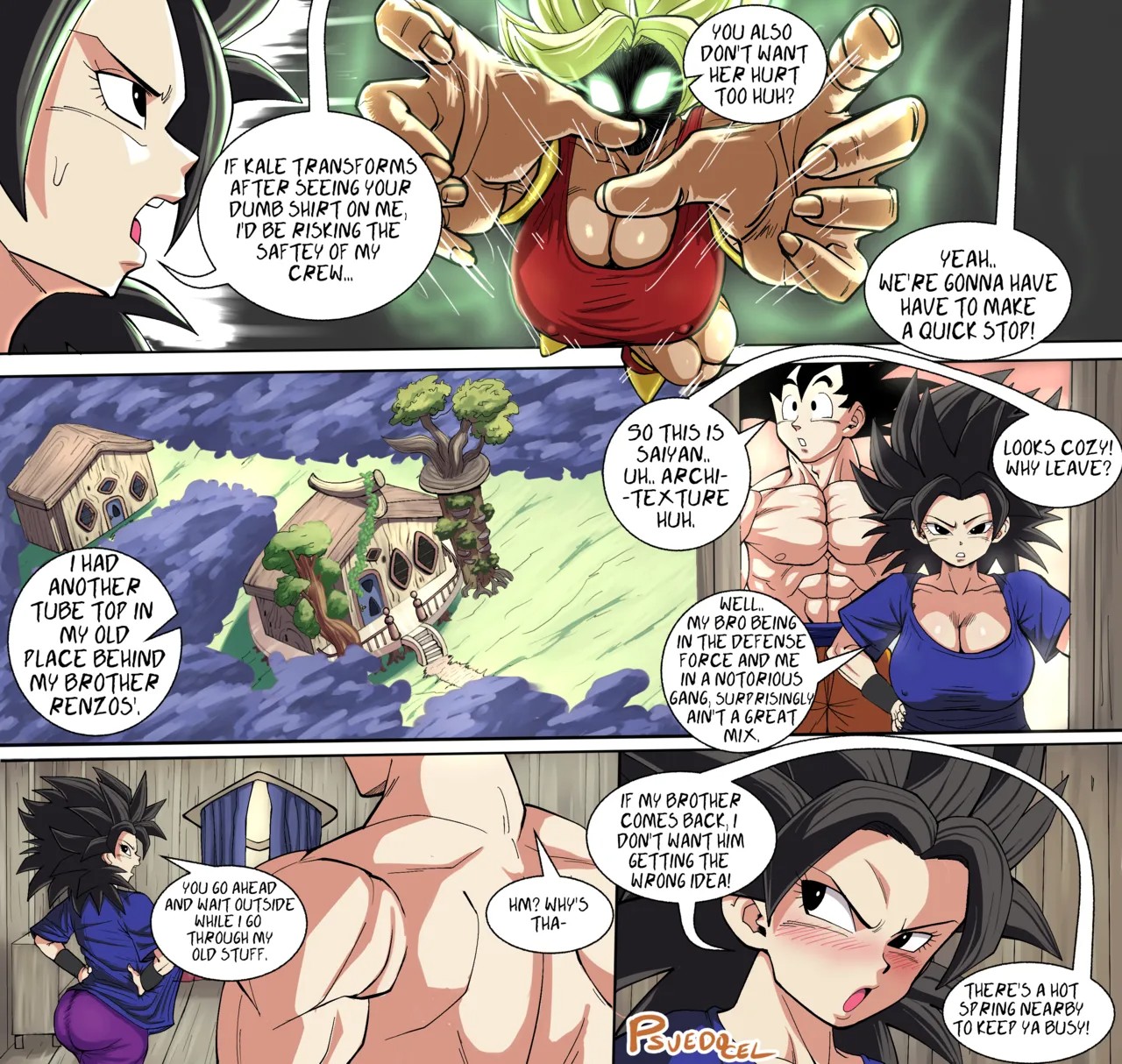 Caulifla's Ki Malfunction Porn Comic english 06