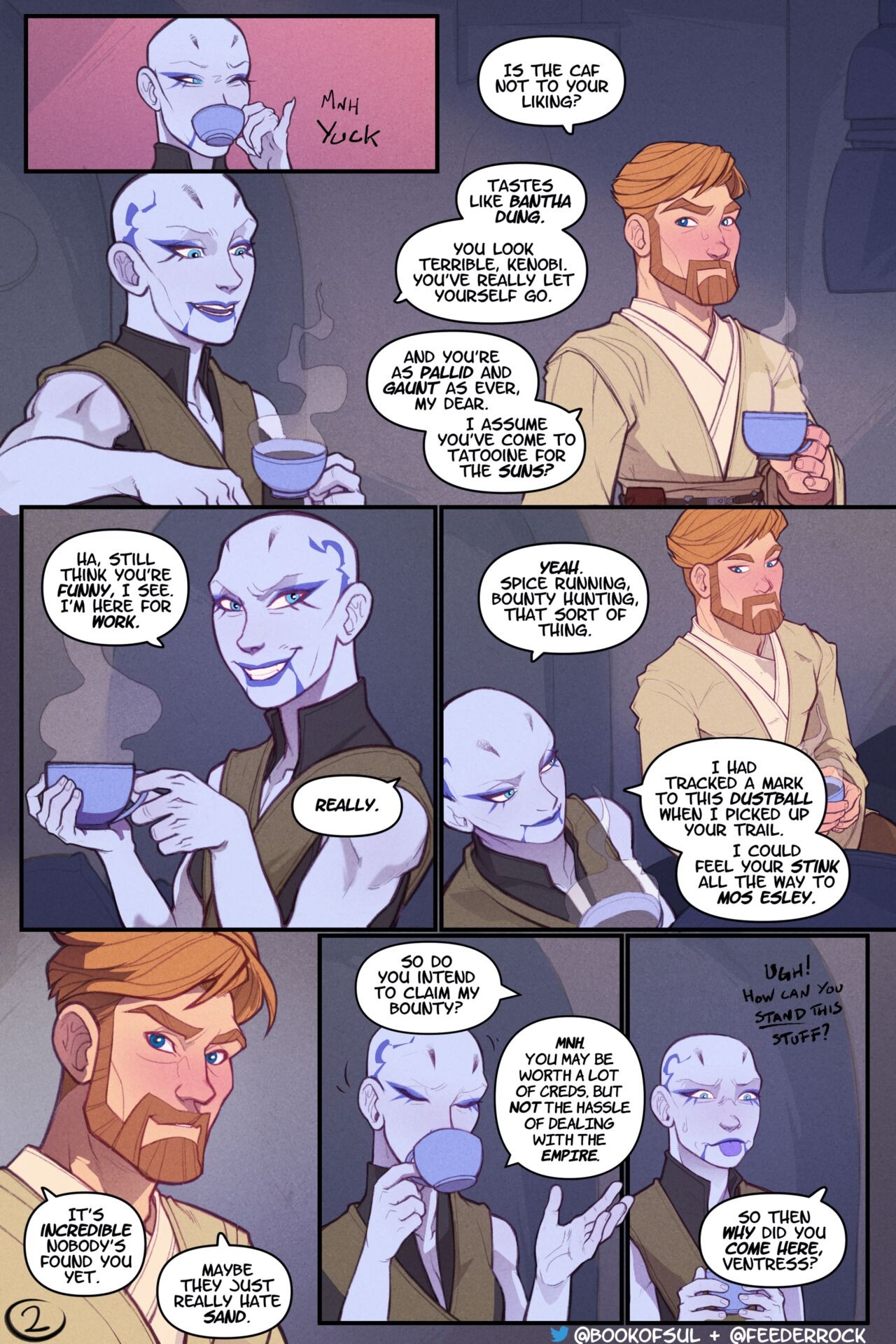 Hello There: A Star Wars Story Porn Comic english 02