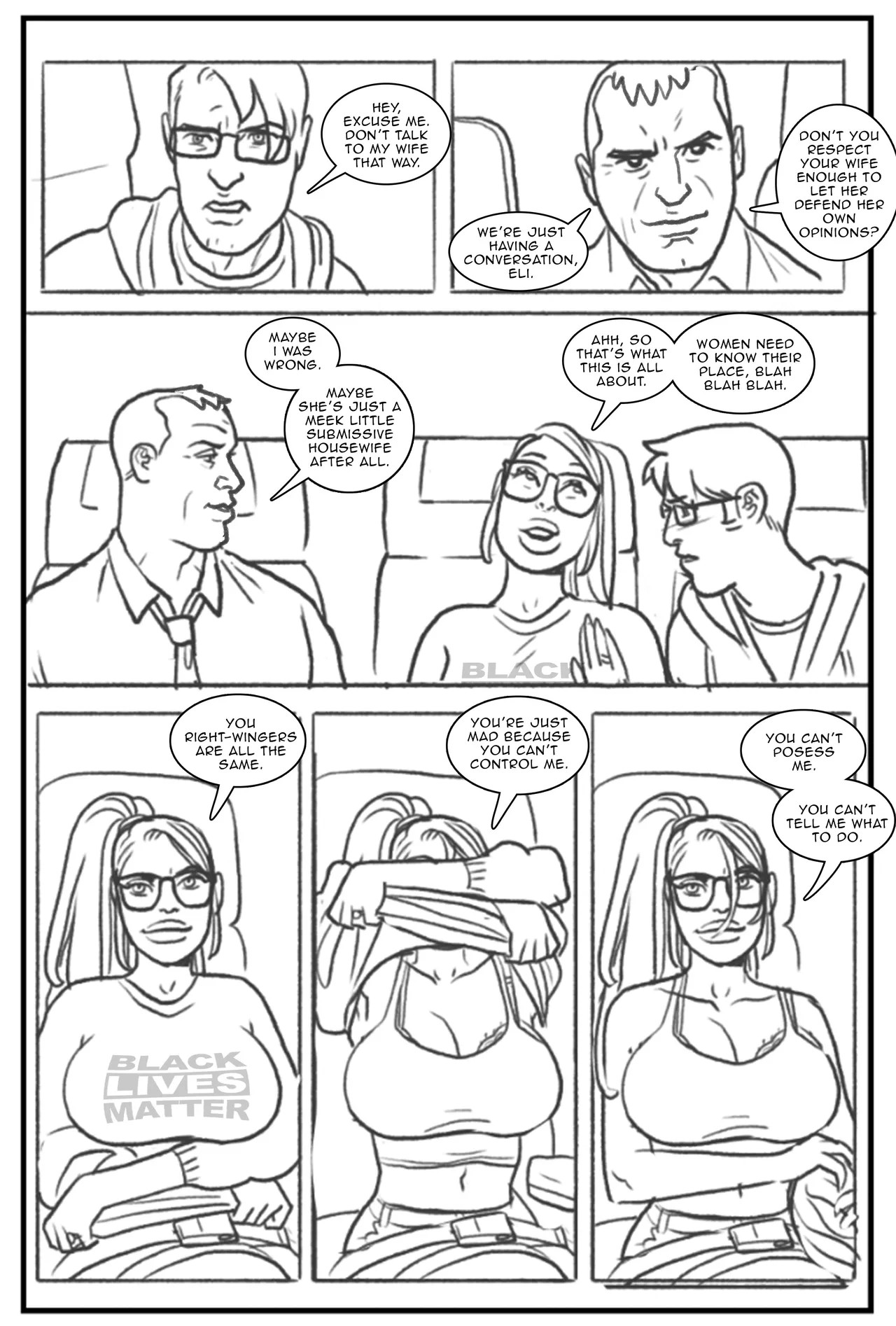 Hipster Chicks Love Big Dicks Porn Comic english 09