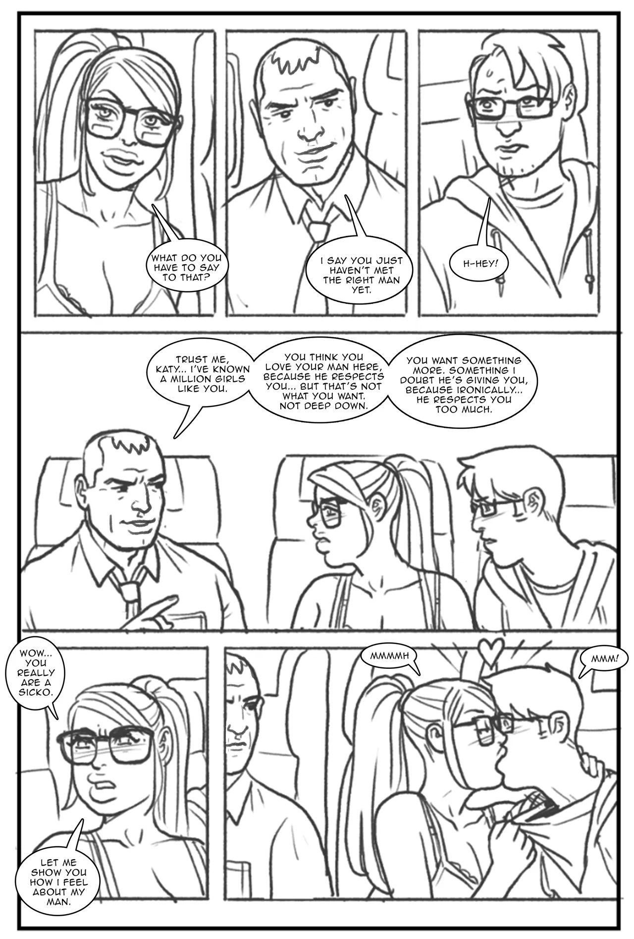 Hipster Chicks Love Big Dicks Porn Comic english 11