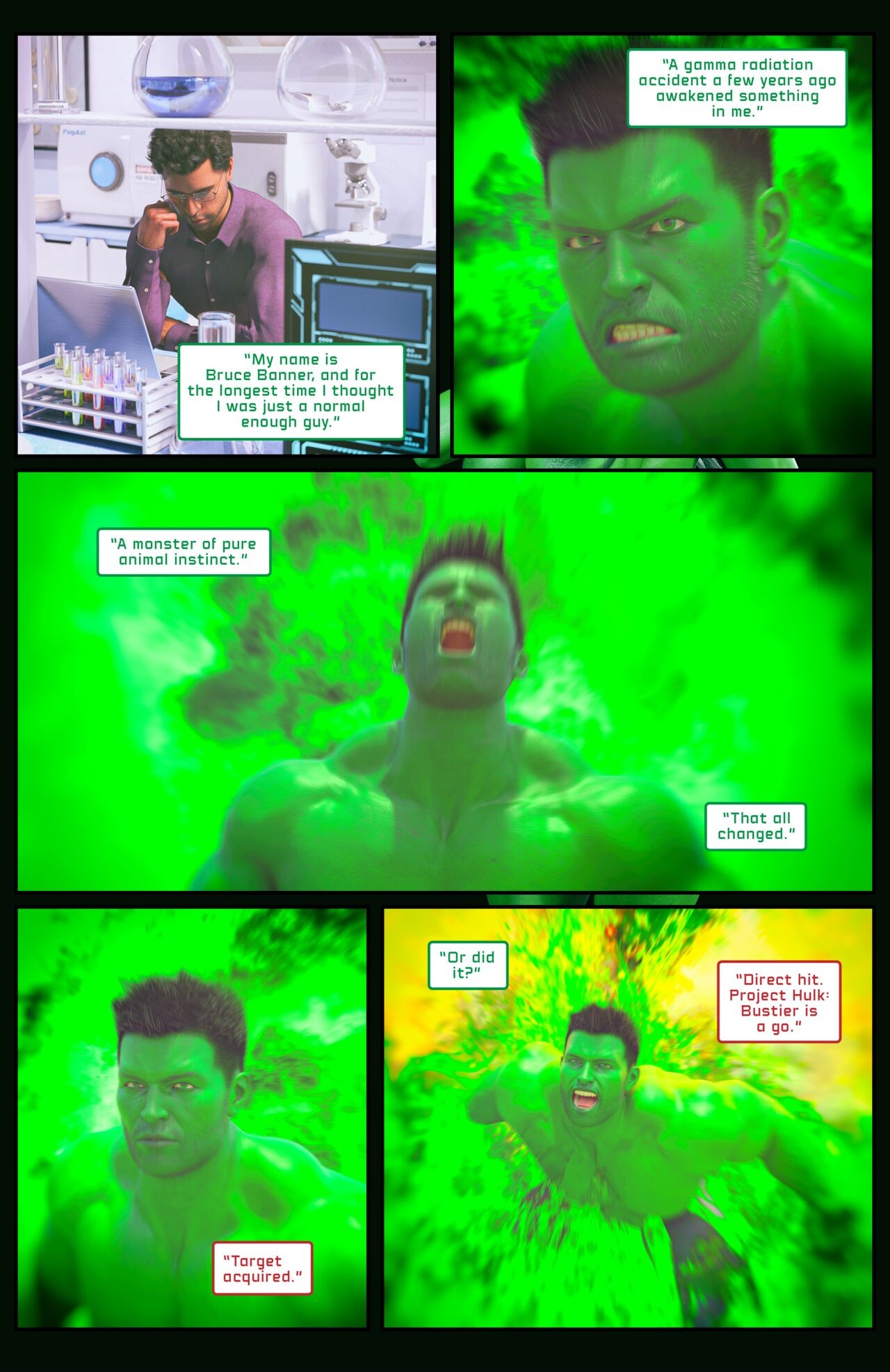 Hulk: Bustier Part 2 Porn Comic english 02