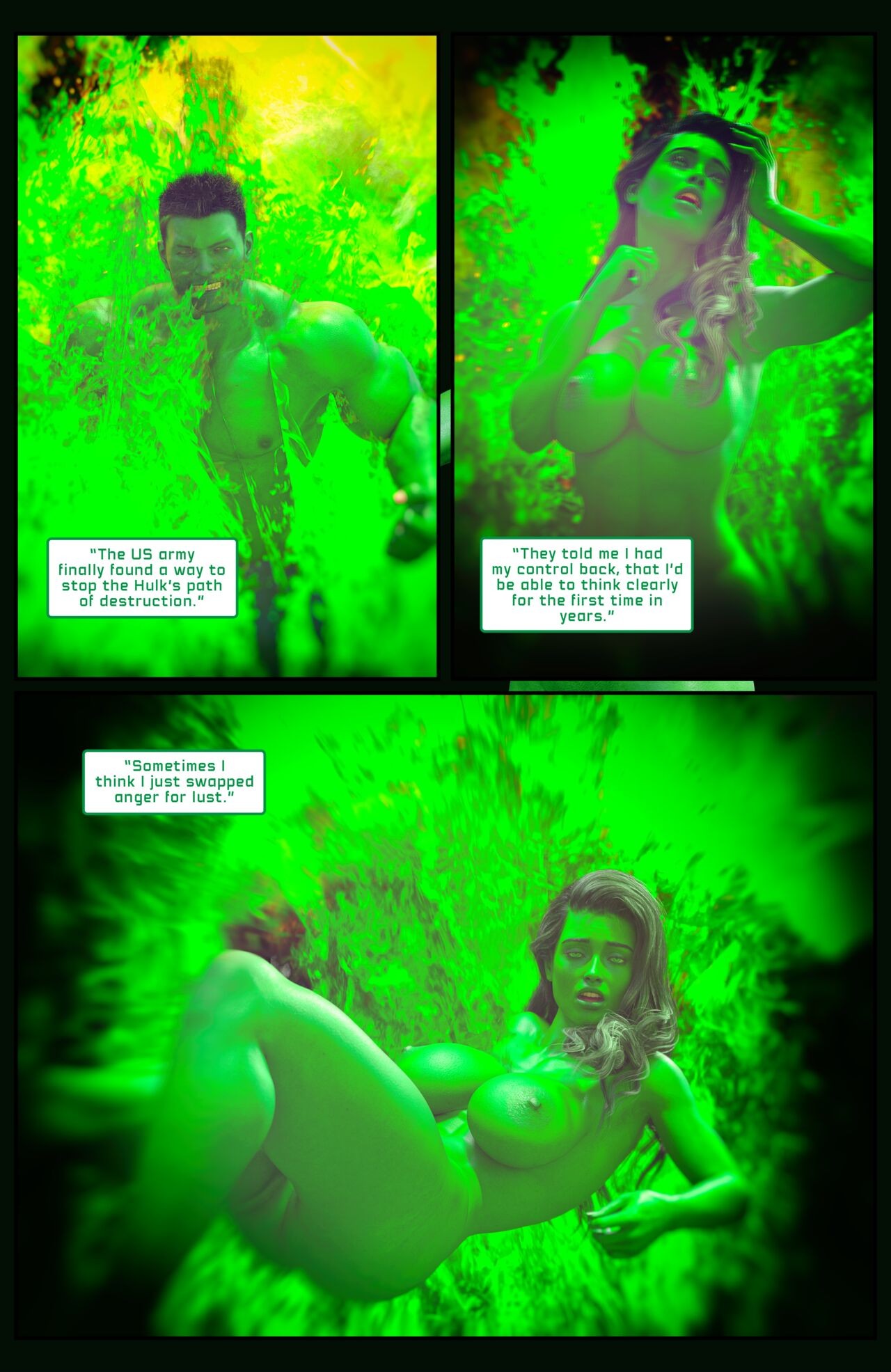 Hulk: Bustier Part 2 Porn Comic english 03