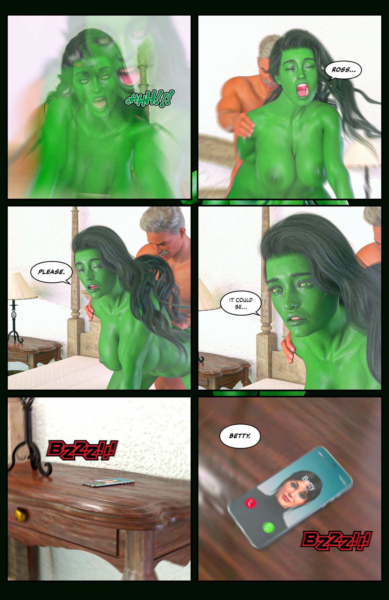 Hulk: Bustier Part 2 Porn Comic english 10