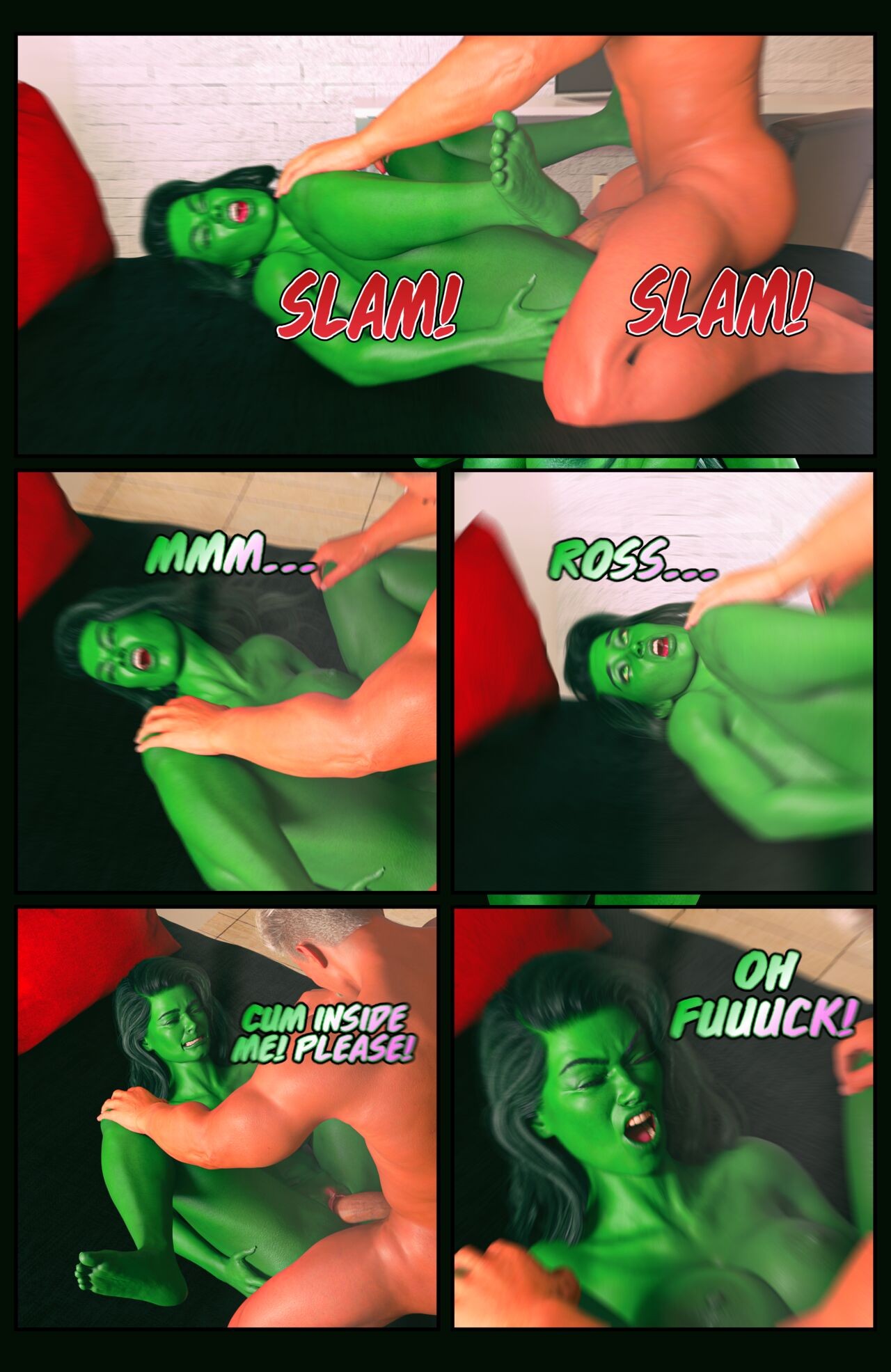 Hulk: Bustier Part 2 Porn Comic english 33