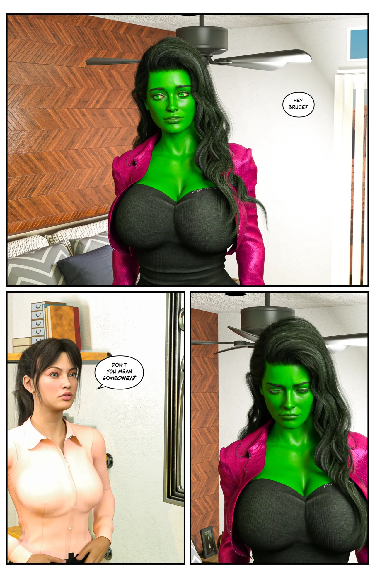 Hulk: Bustier Part 3 Porn Comic english 14