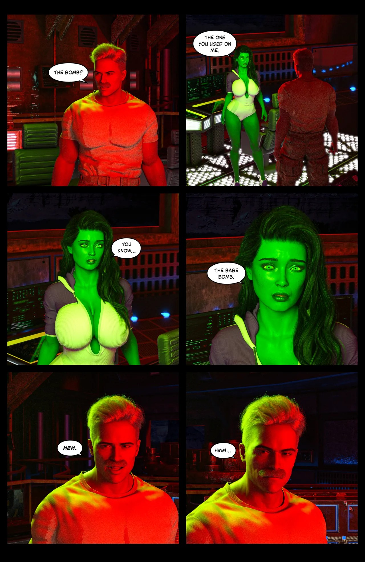 Hulk: Bustier Part 4 Porn Comic english 07