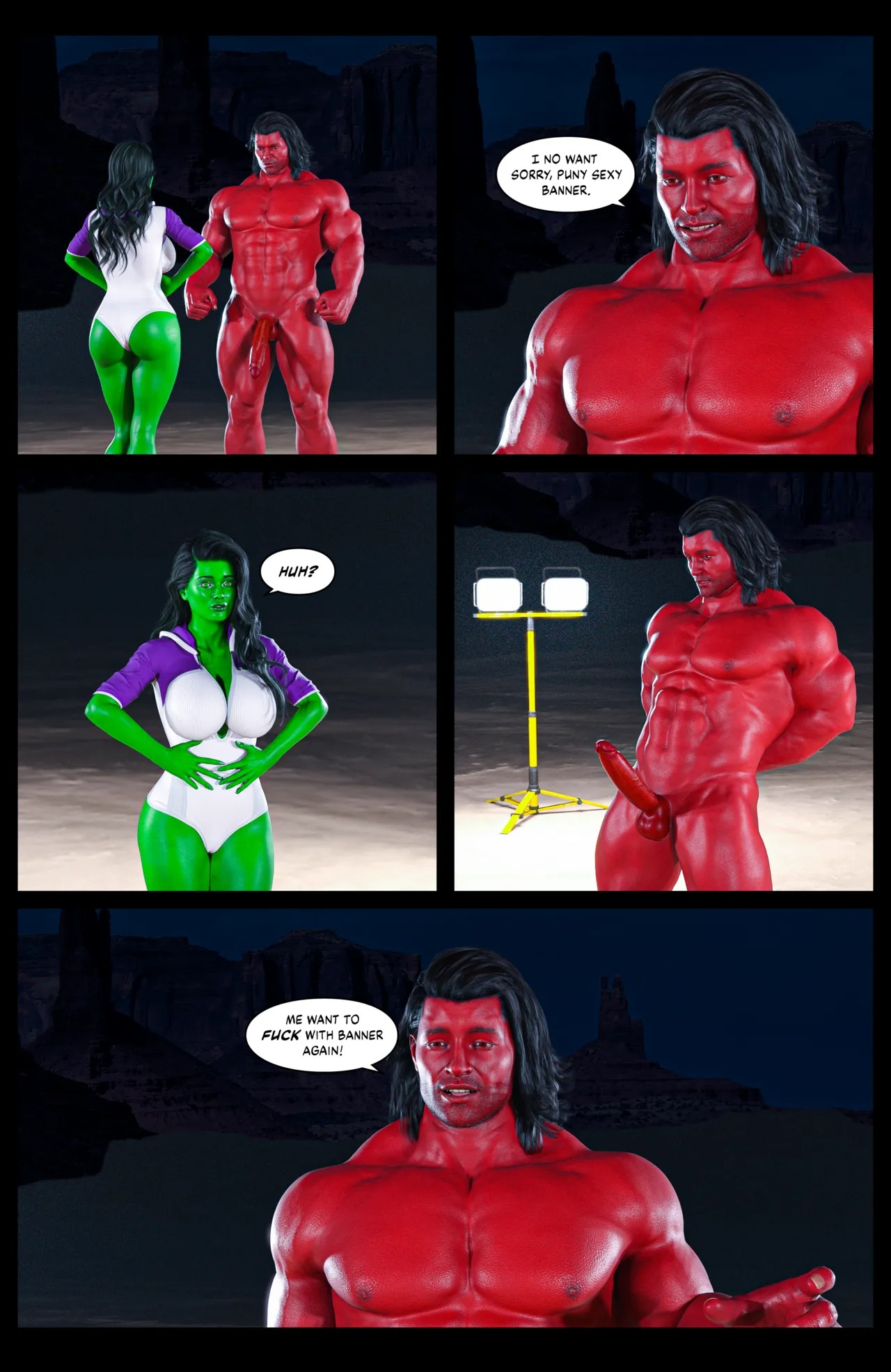 Hulk: Bustier Part 4 Porn Comic english 15