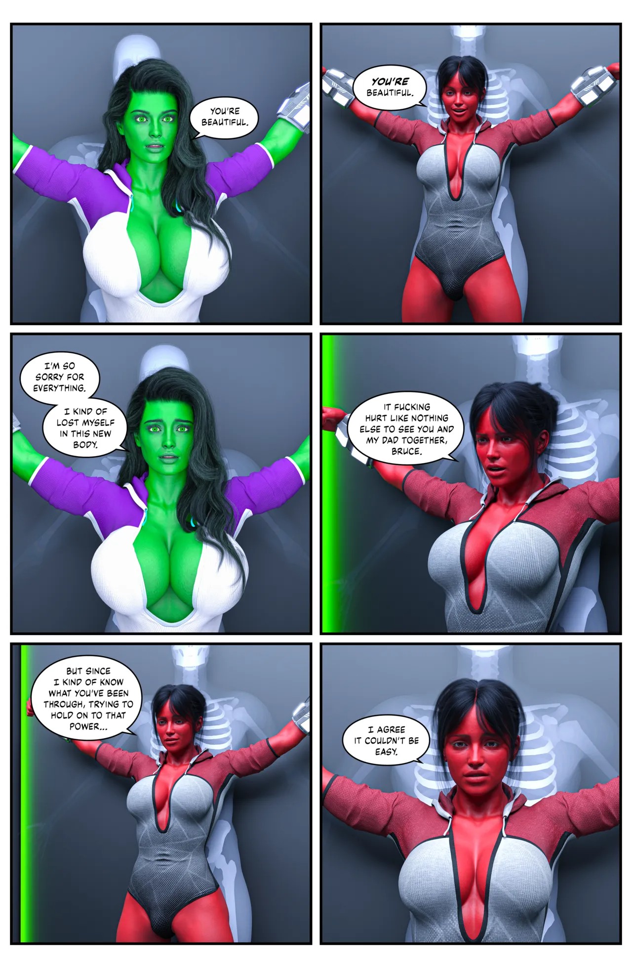 Hulk: Bustier Part 4 Porn Comic english 22