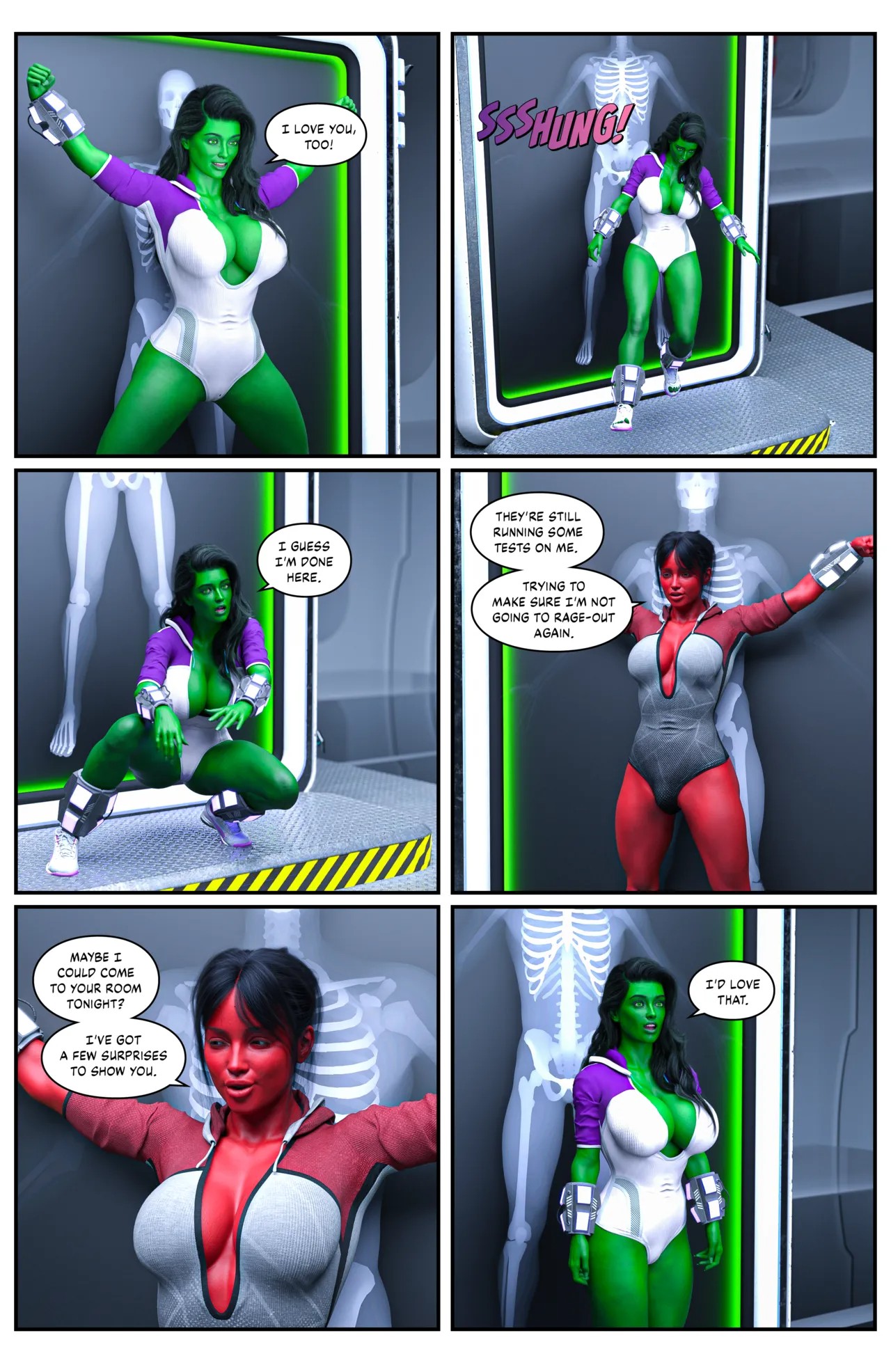 Hulk: Bustier Part 4 Porn Comic english 24