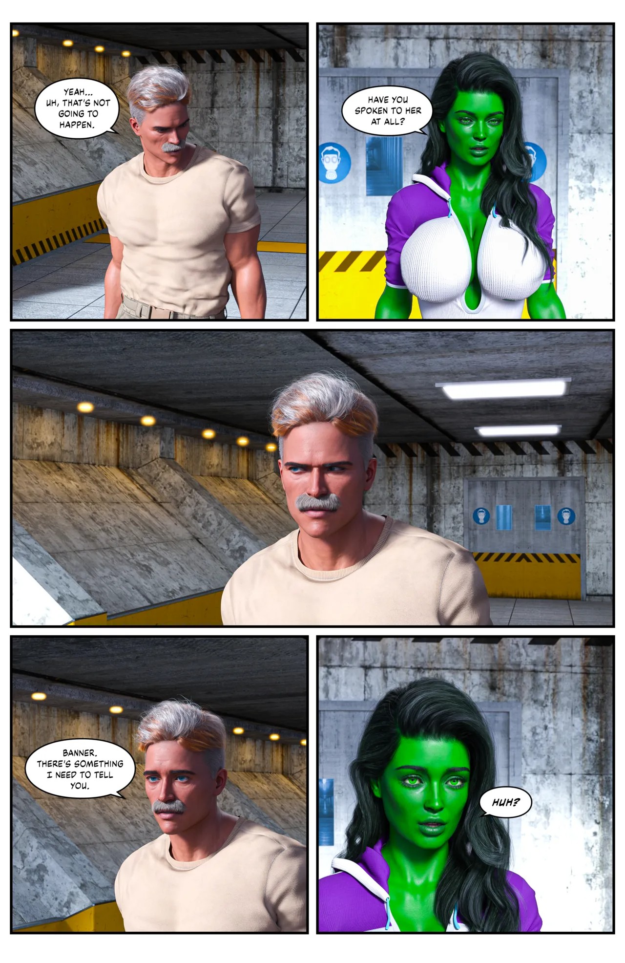 Hulk: Bustier Part 4 Porn Comic english 26