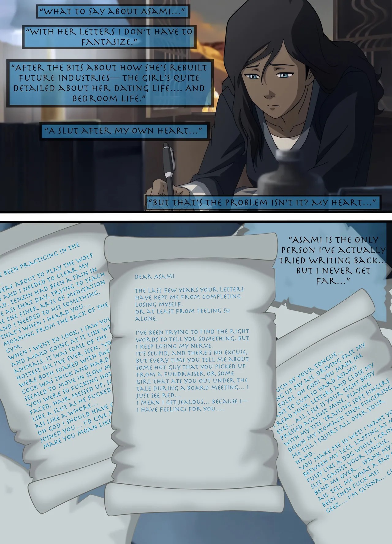 Korra Alone Porn Comic english 19