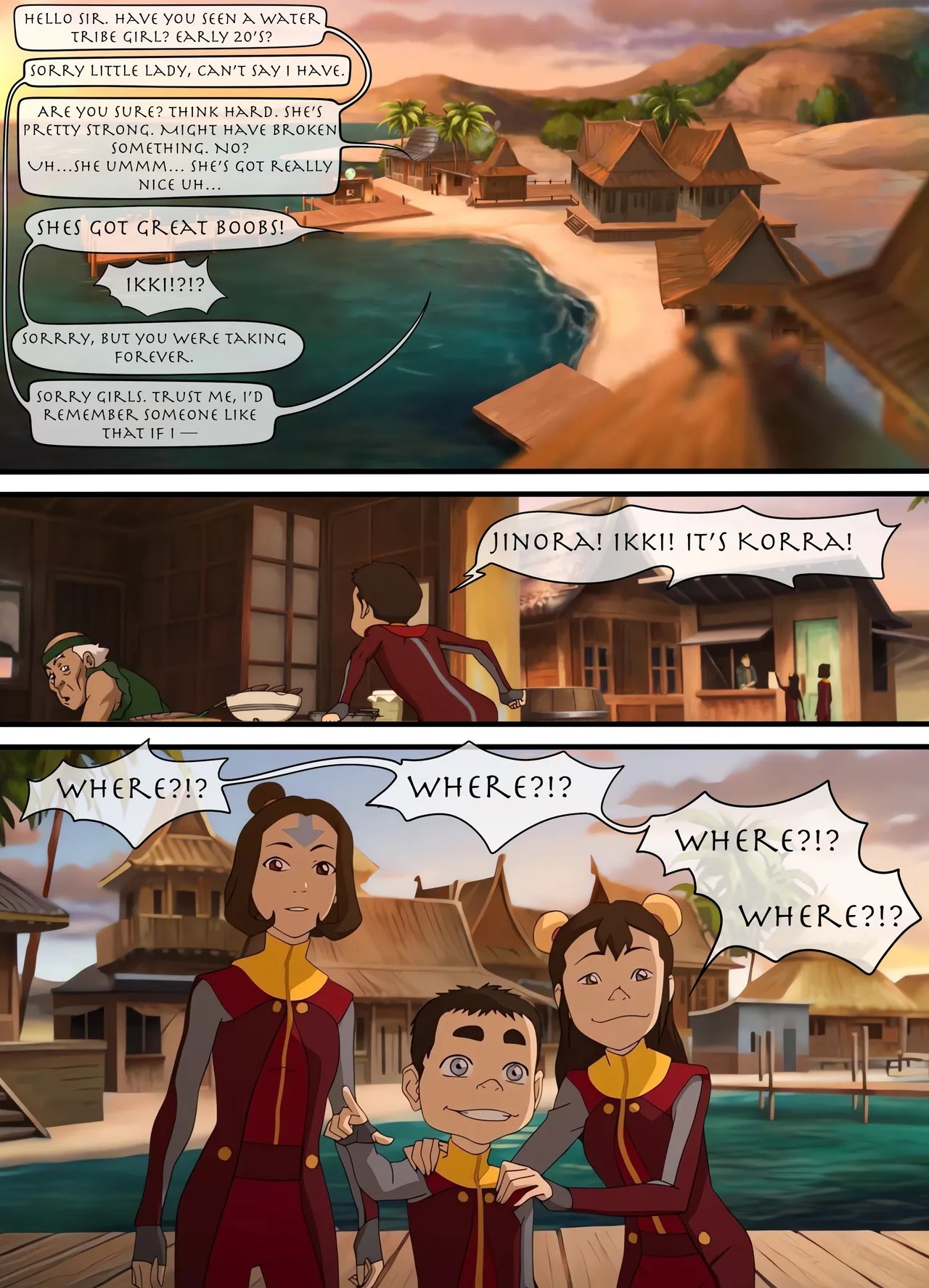 Korra Alone Porn Comic english 42