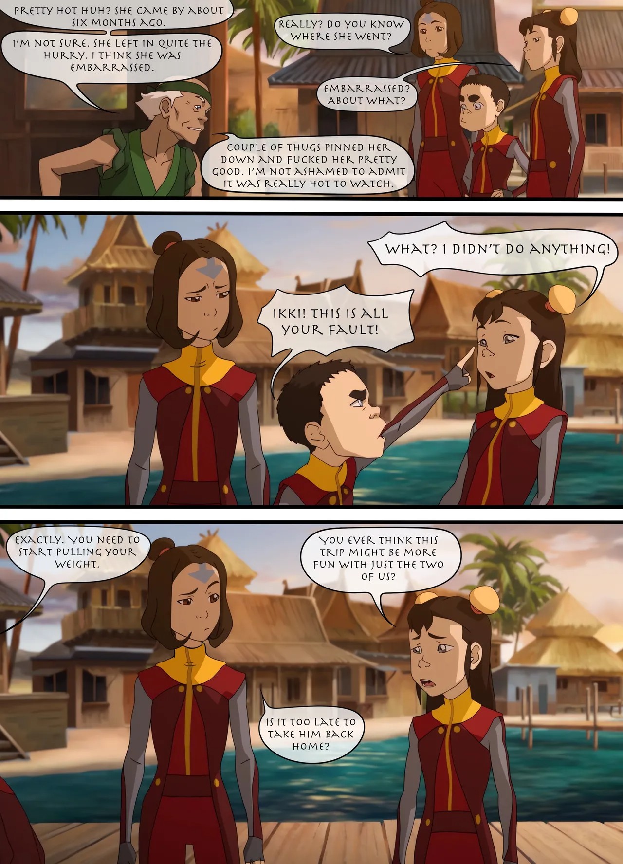 Korra Alone Porn Comic english 44