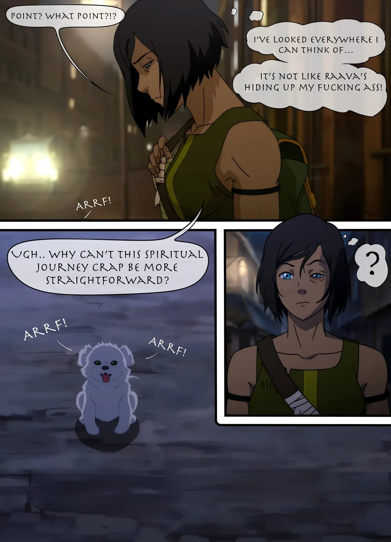 Korra Alone Porn Comic english 80