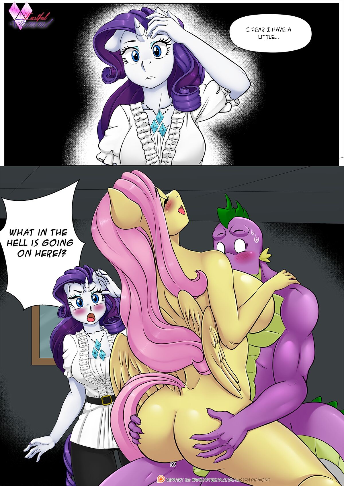 Lustful Diamond: Flutterlie Porn Comic english 11