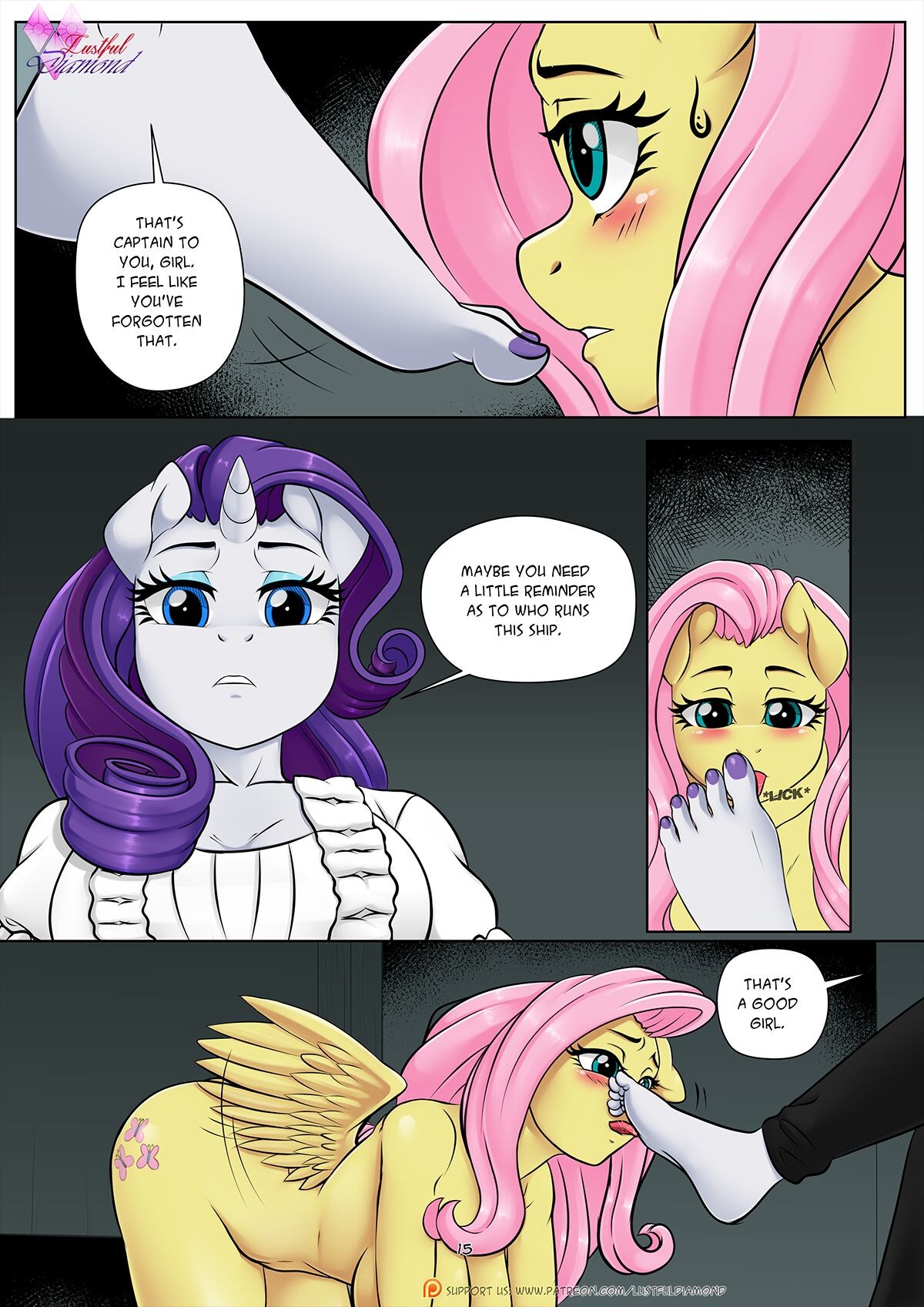 Lustful Diamond: Flutterlie Porn Comic english 16