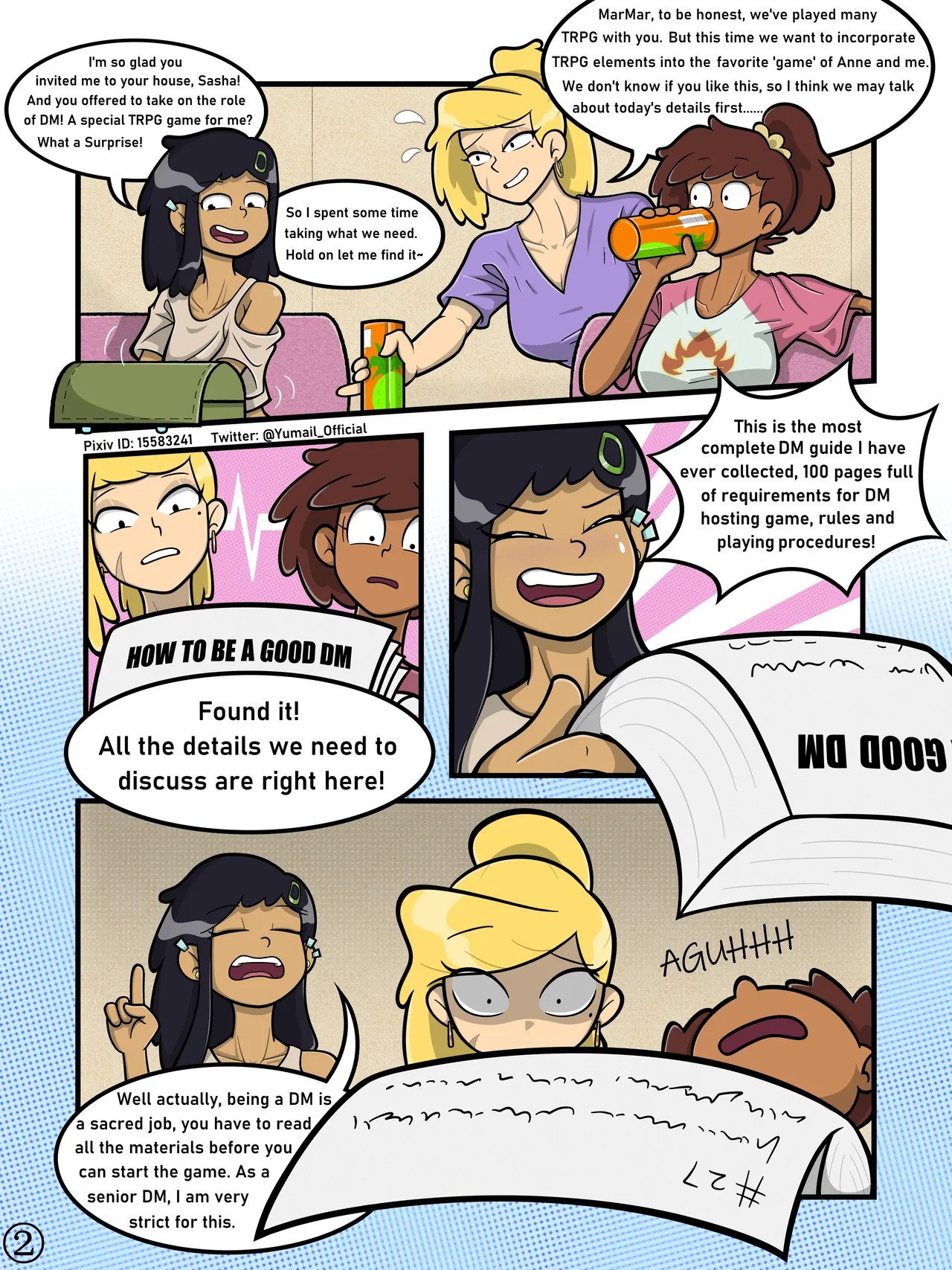 Marcy's Special TRPG Night Porn Comic english 04