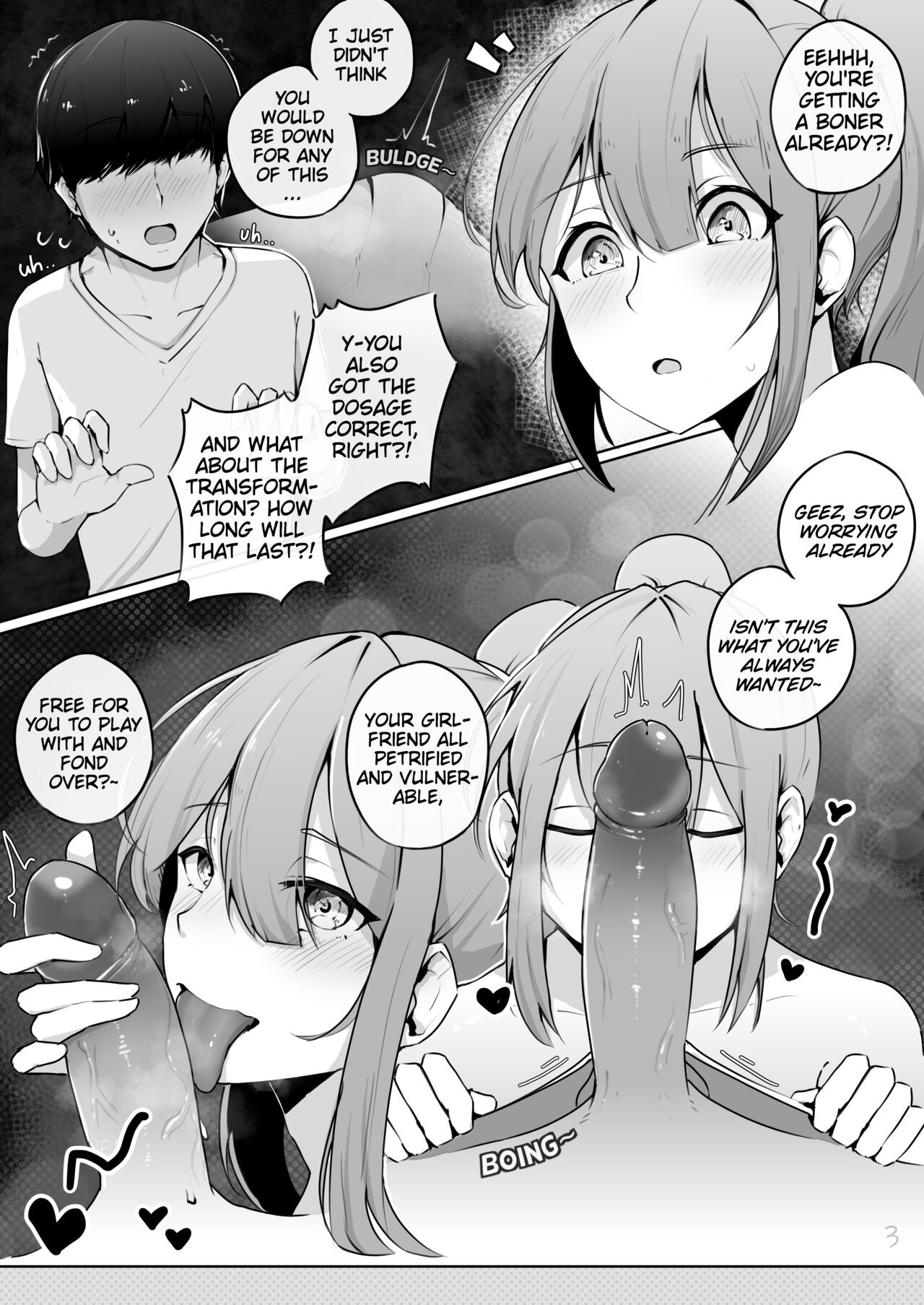 My Petrified Girlfriend Can't Be This Cute! Porn Comic english 04