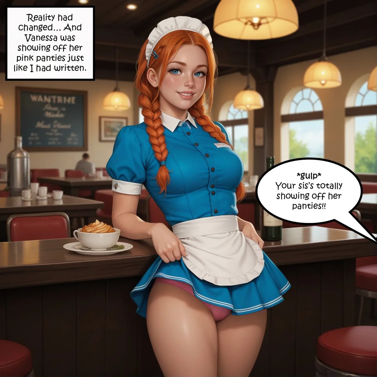 Reality Rewrite Restaurant Porn Comic english 11