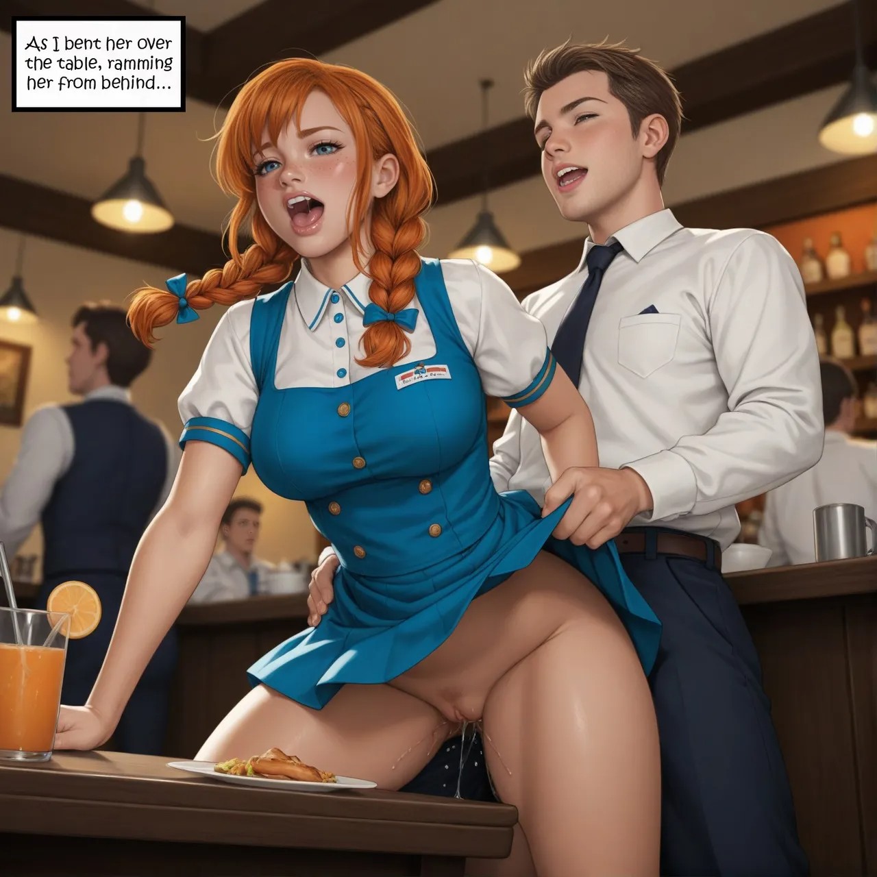 Reality Rewrite Restaurant Porn Comic english 33