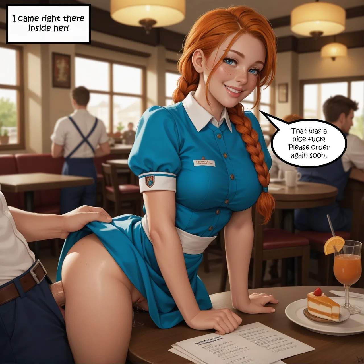 Reality Rewrite Restaurant Porn Comic english 36