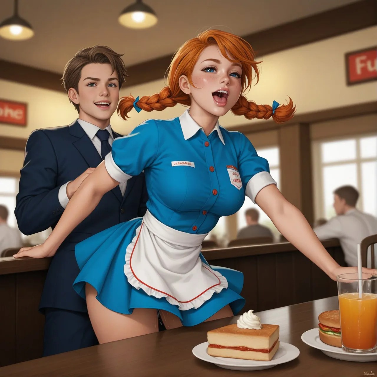 Reality Rewrite Restaurant Porn Comic english 67