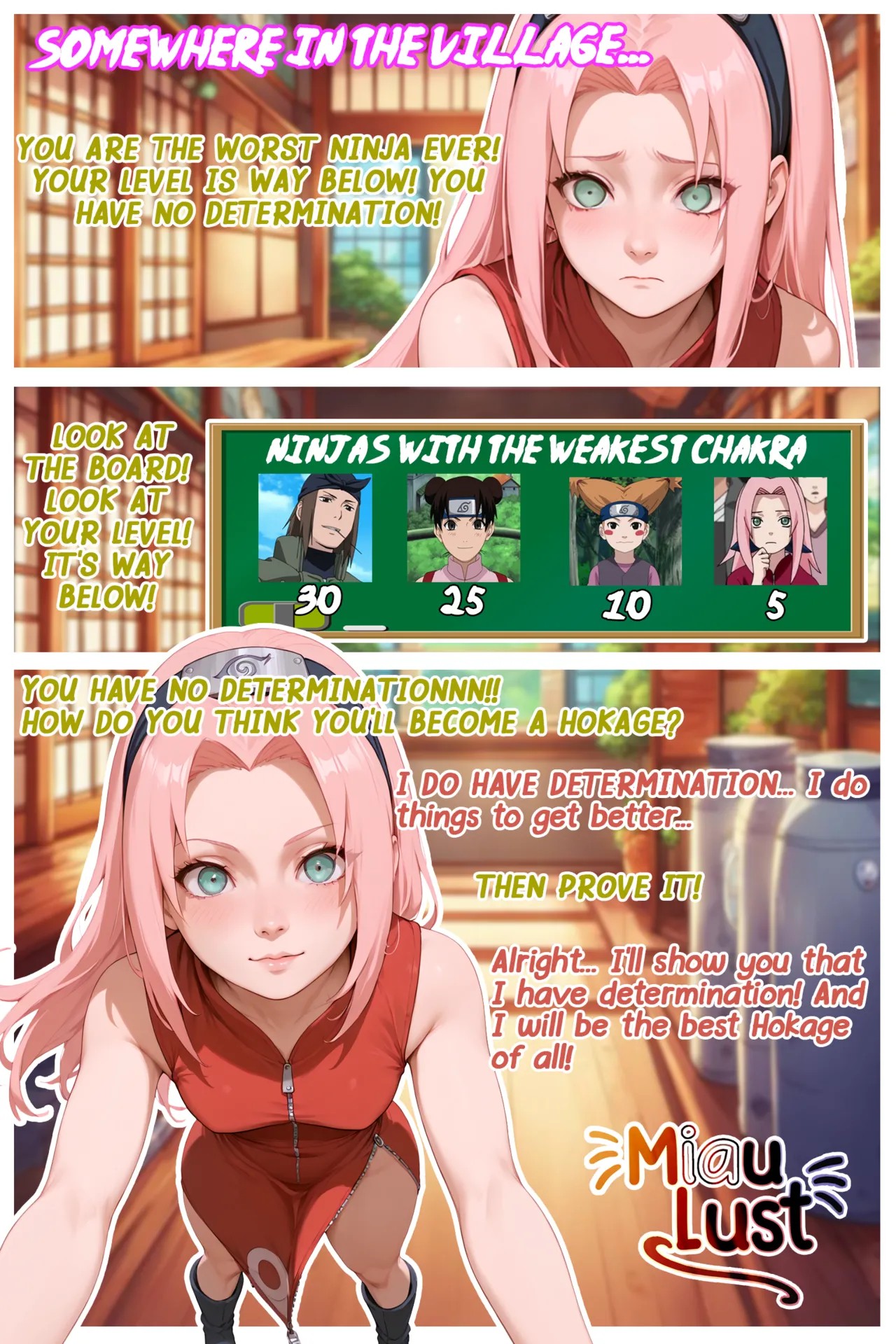 Sakura In The Hokage Way Porn Comic english 02