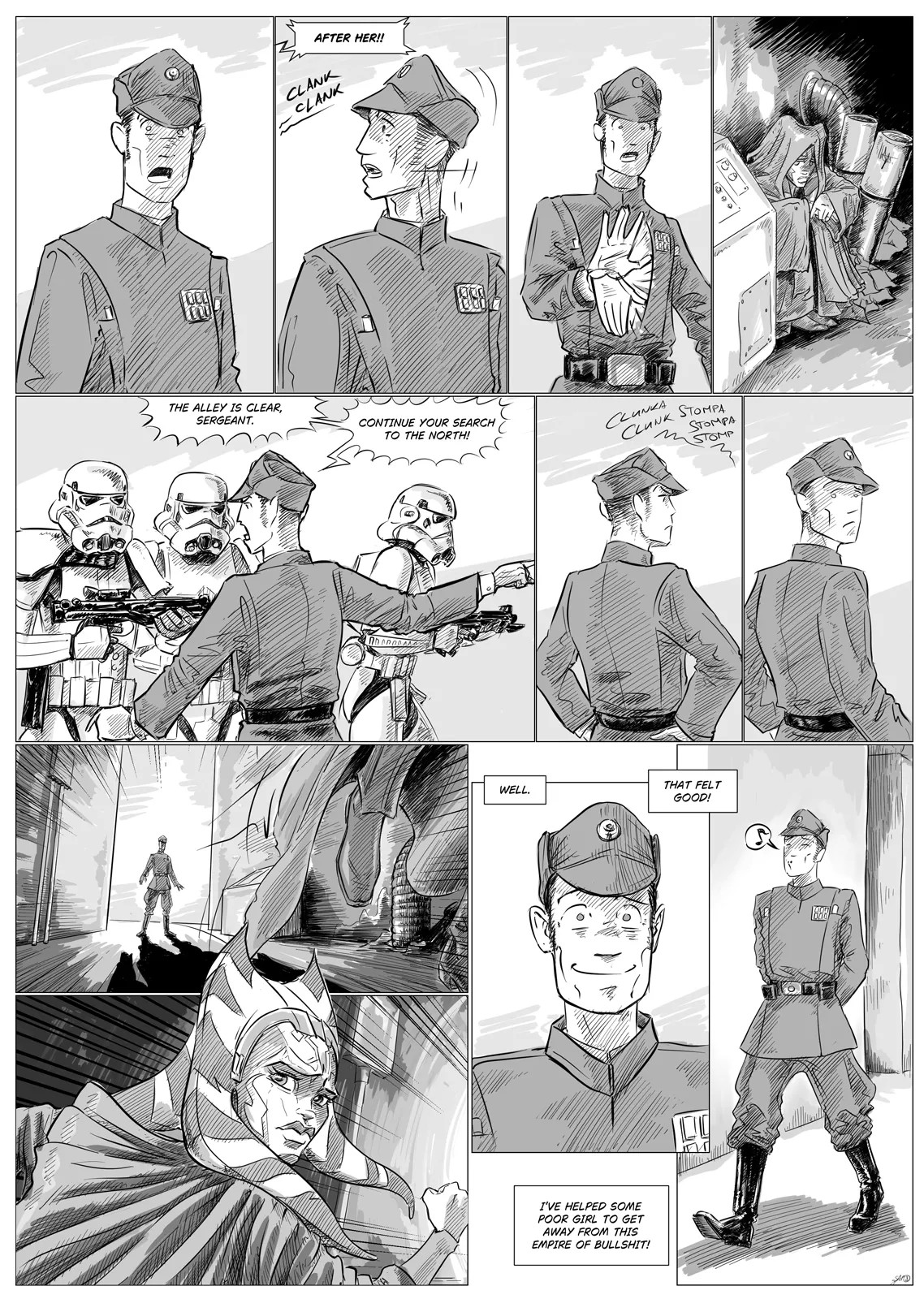 Soldier Of Orange: An Ahsoka Story Porn Comic english 10