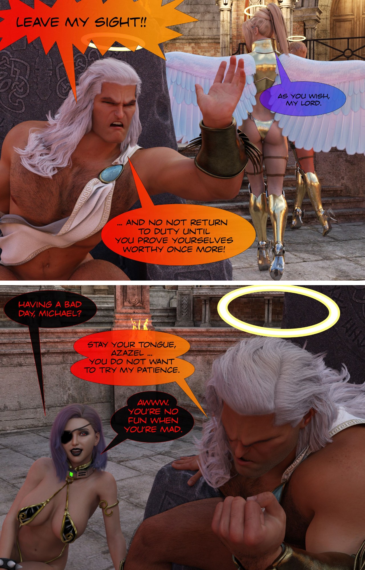 Strangel By Garak3D Porn Comic english 84