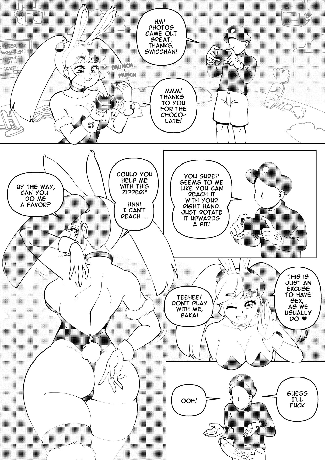 Swicchan Happy Easter! By SuperSatanSon Porn Comic english 05